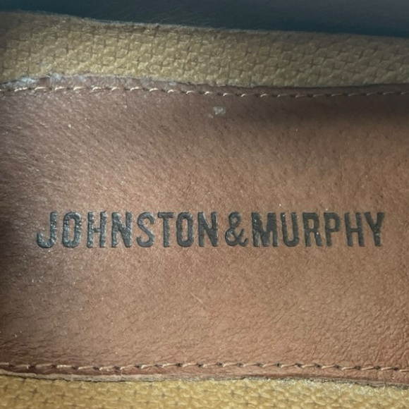 Johnston & Murphy Men’s Halsey Brown Leather Woven Tassel Loafers - Picture 8 of 11